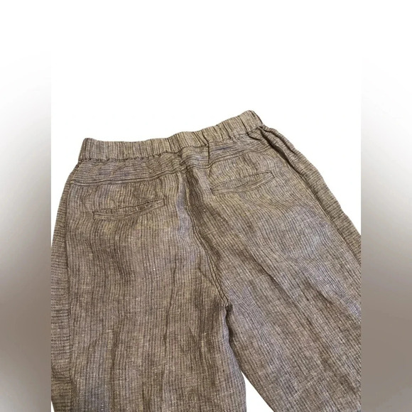 Anthropologie Hei Hei 100% Linen Tapered Jogger Pants - Picture 7 of 12